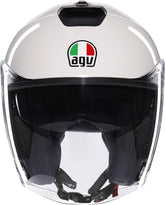 Casco Moto Jet IRIDES  AGV E2206 Mono Materia White